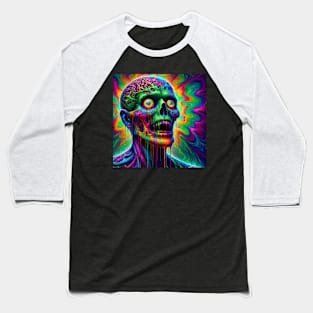 psychedelic zombie Baseball T-Shirt